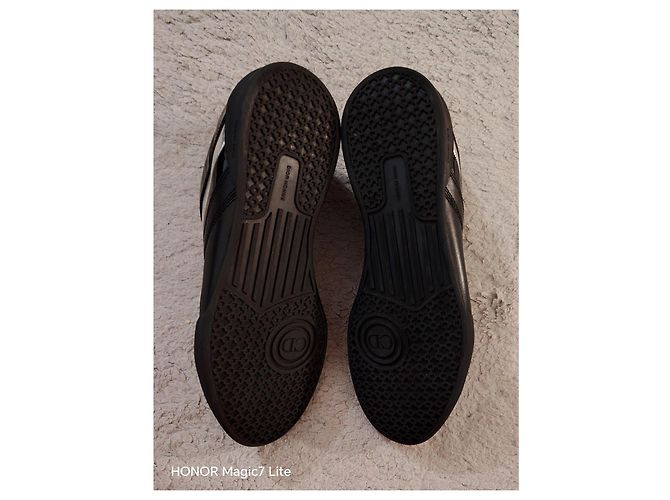 Christian Dior Sneakers Dior Homme in pelle nera e pelle verniciata - vista 4