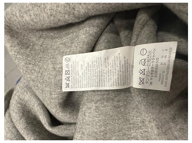 Weekend Max Mara Grey hooded wool coat - view 4