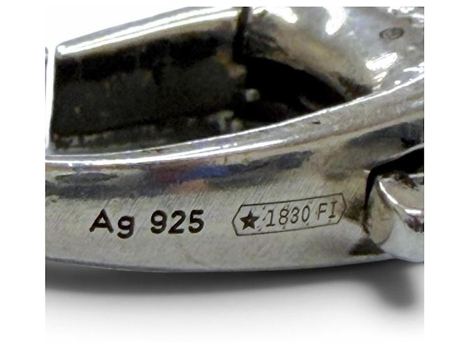 Bracciale Gucci in Argento 925 con Charm Interlocking G - vista 7