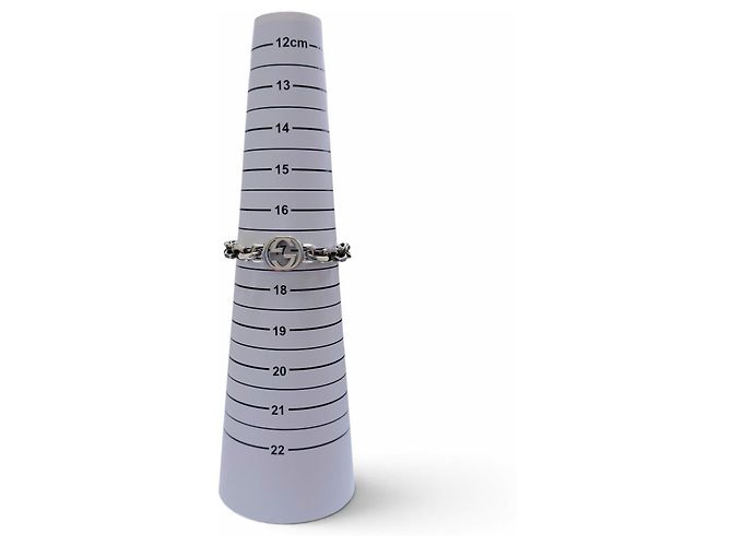 Bracciale Gucci in Argento 925 con Charm Interlocking G - vista 9