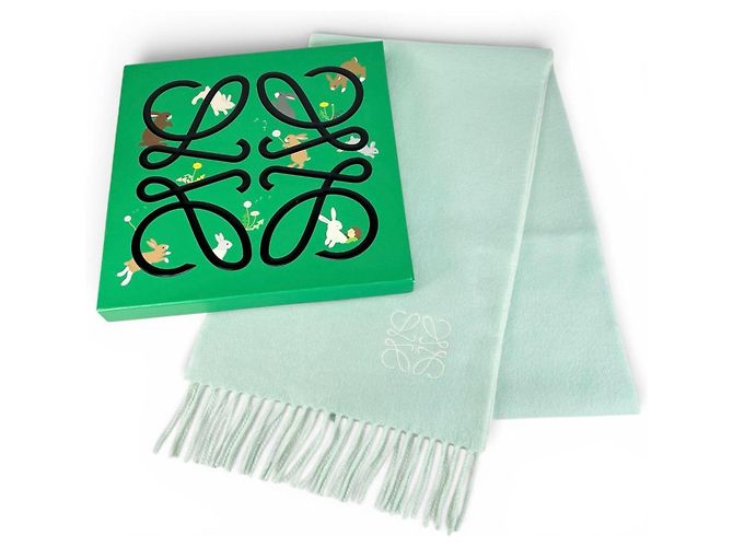 Loewe Wool Cashmere Stole - view 2