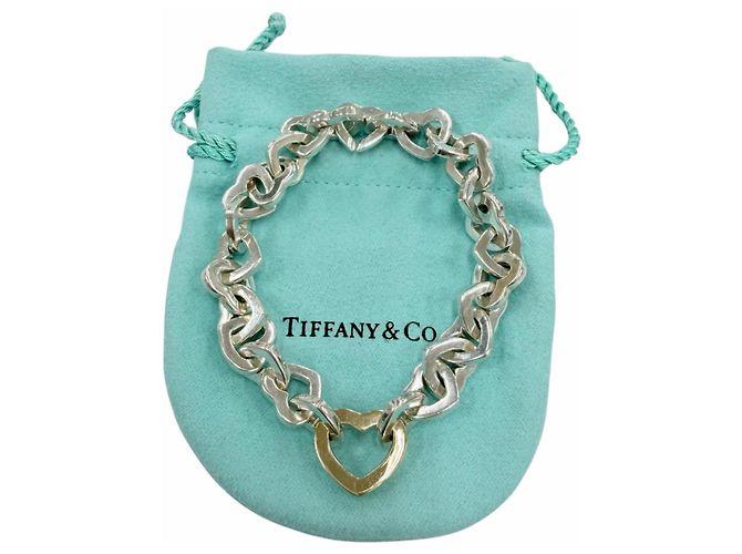 Autre Marque Bracciale Tiffany Vintage Heart Link - vista 2