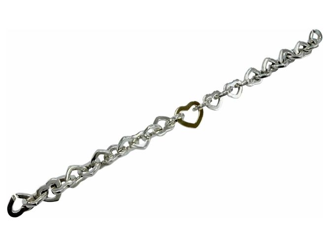 Autre Marque Bracciale Tiffany Vintage Heart Link - vista 3