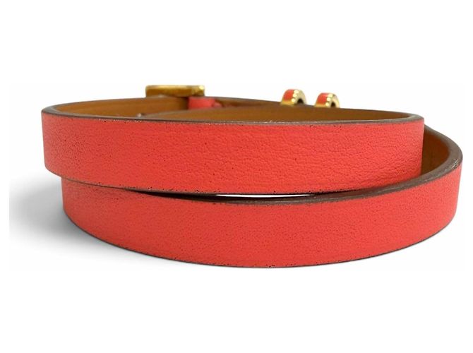 Hermès Bracelete Pop H Double Tour em couro HERMES - vista 5