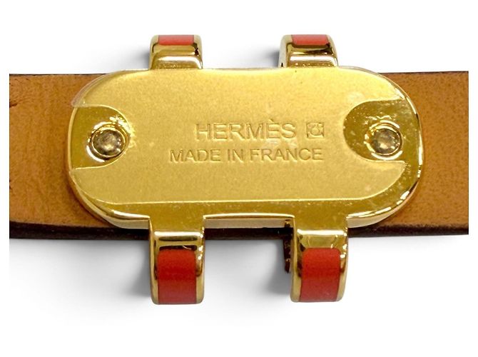 Hermès Bracelete Pop H Double Tour em couro HERMES - vista 9