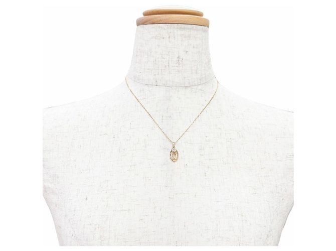 Collana Logo Cartier in Oro Rosa e Diamanti - vista 2
