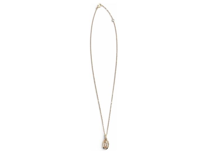 Collana Logo Cartier in Oro Rosa e Diamanti - vista 3