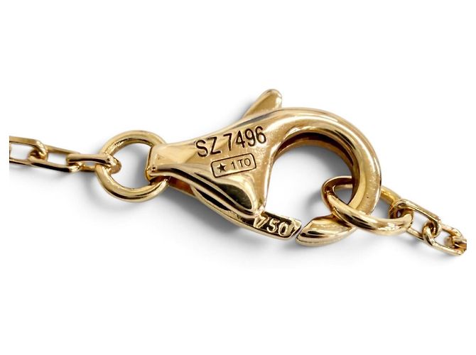 Collana Logo Cartier in Oro Rosa e Diamanti - vista 8