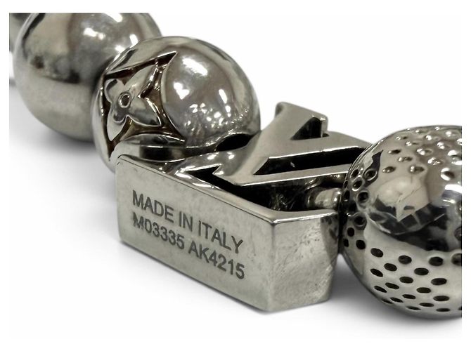 Collana da uomo Louis Vuitton - Damier Staple Ball - vista 8