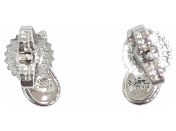 Autre Marque Tiffany Teardrop Ohrstecker aus Platin - Ansicht 2