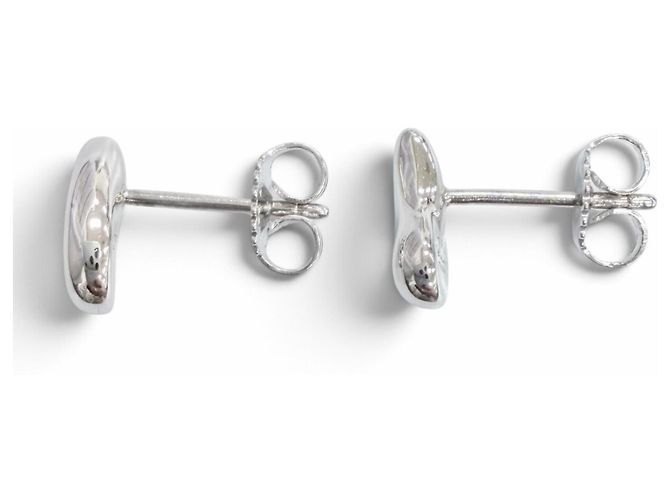 Autre Marque Tiffany Teardrop Ohrstecker aus Platin - Ansicht 3