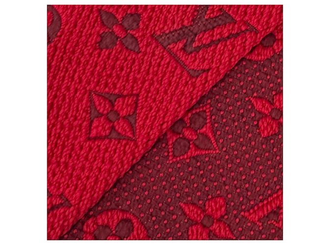 Louis Vuitton Ruby Wool Silk Stole - view 4