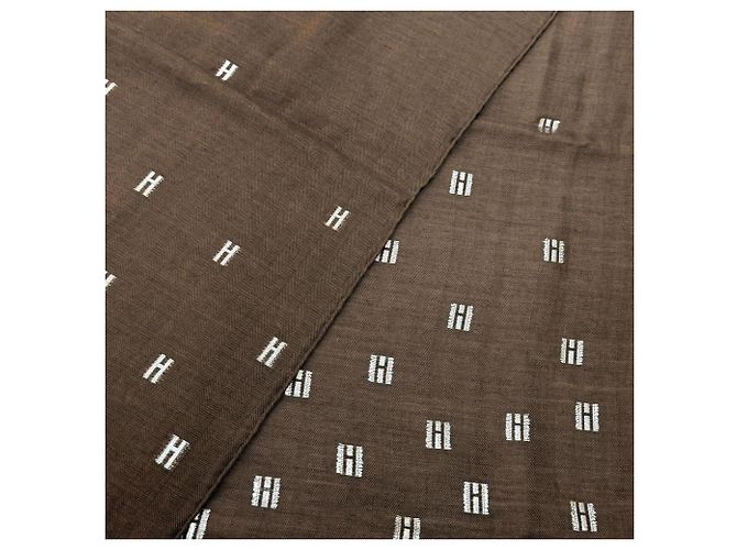 Hermès Chal Hermes de mezcla de seda y cachemira - vista 6