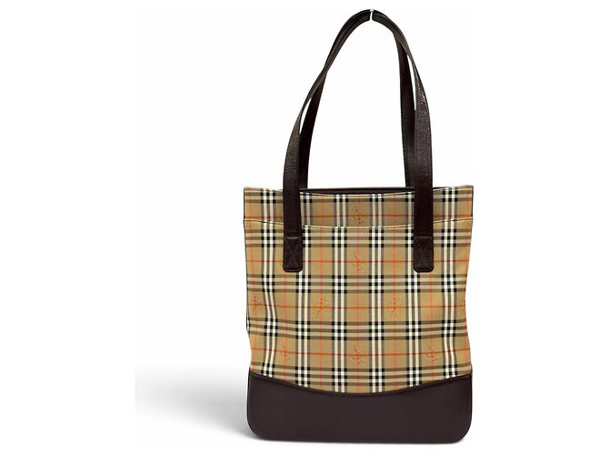 Borsa Tote e a Tracolla in Pelle con Motivo Nova Check Burberry - vista 2