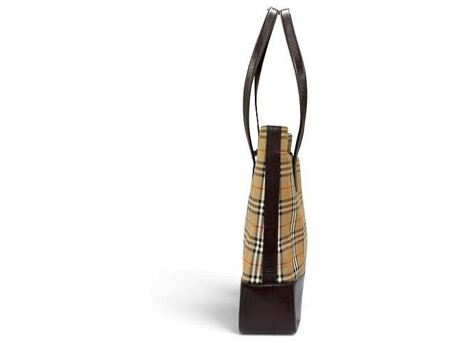 Borsa Tote e a Tracolla in Pelle con Motivo Nova Check Burberry - vista 3