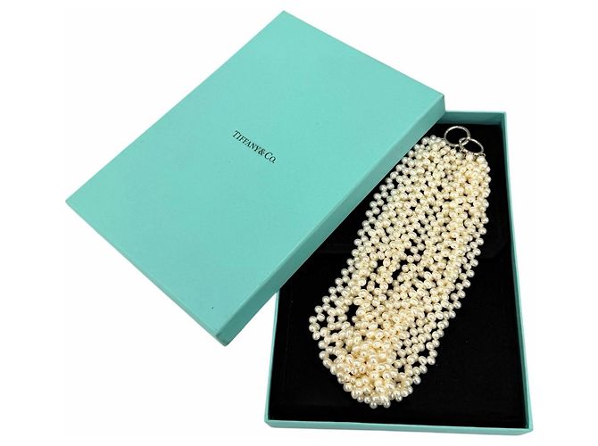 Autre Marque Collana Torsade Paloma Picasso in perle e argento 925 Tiffany & Co. - vista 2