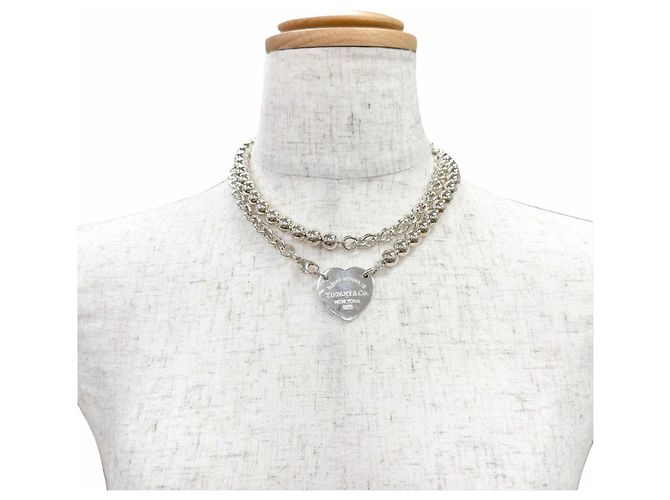 Autre Marque Collana lunga Wrap Tiffany Return to HardWear con ciondolo a cuore - vista 3