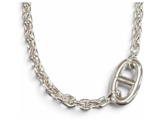 Hermès Hermes Modelo 2023 AG925 Chaine d'Ancre Farandole Long Necklace - vista 4