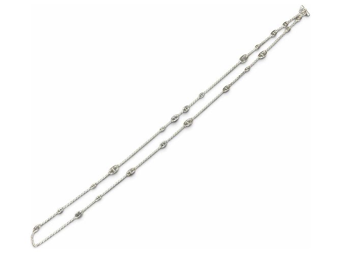 Hermès Hermes Modelo 2023 AG925 Chaine d'Ancre Farandole Long Necklace - vista 5