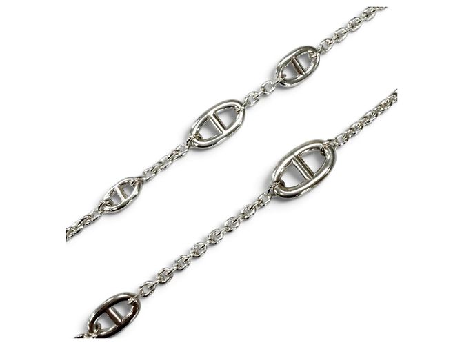 Hermès Hermes Modelo 2023 AG925 Chaine d'Ancre Farandole Long Necklace - vista 6