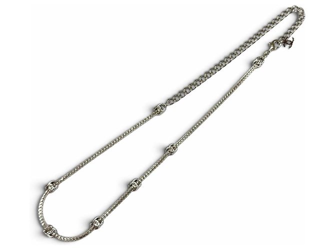 CHANEL A25V Coco Mark Chain Halskette Choker - Ansicht 4