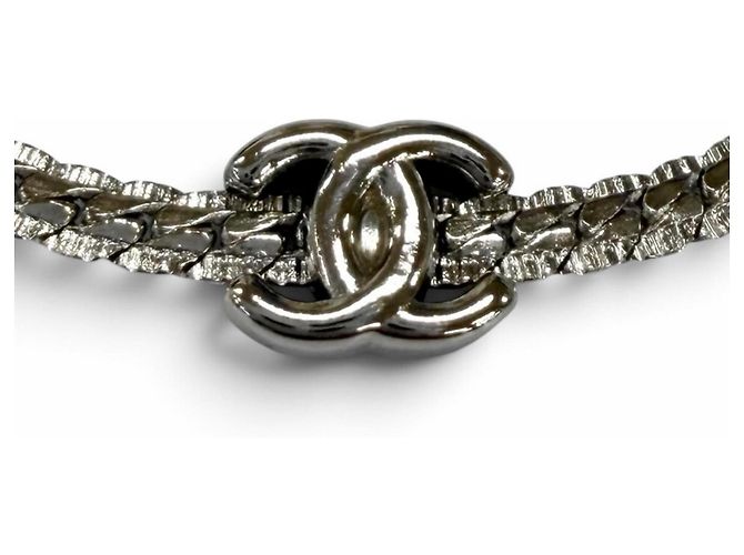CHANEL A25V Coco Mark Chain Halskette Choker - Ansicht 7