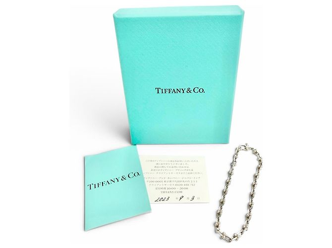 Autre Marque Pulseira de Pingentes Tiffany HardWear Microlink - vista 2