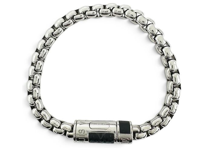 Louis Vuitton Armband mit silbernen Anhängern - Ansicht 3