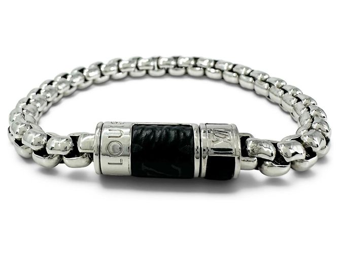 Louis Vuitton Armband mit silbernen Anhängern - Ansicht 4