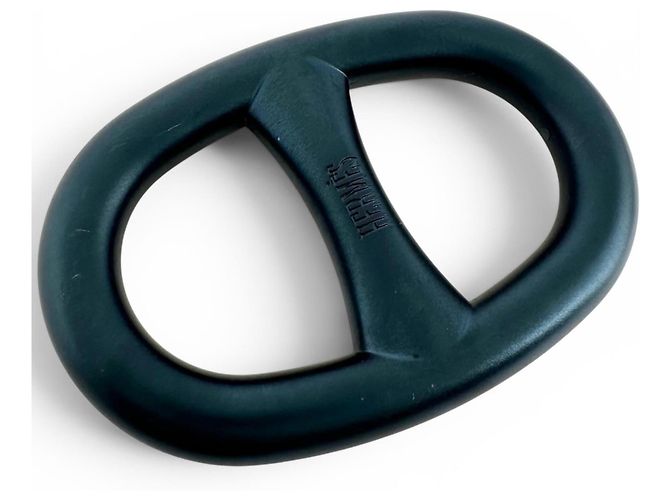 Ring Hermès Anillo para pañuelo Hermes Navy Metal Chaine d'Ancre - vista 2