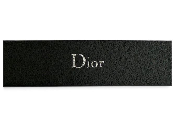 Christian Dior Atelier Logo Ledergürtel - Ansicht 10