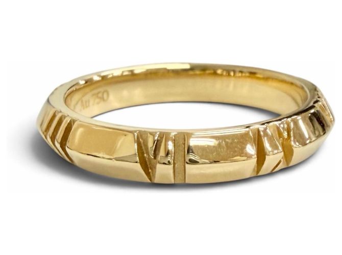 Autre Marque Anello Tiffany Atlas X chiuso in oro giallo - vista 4