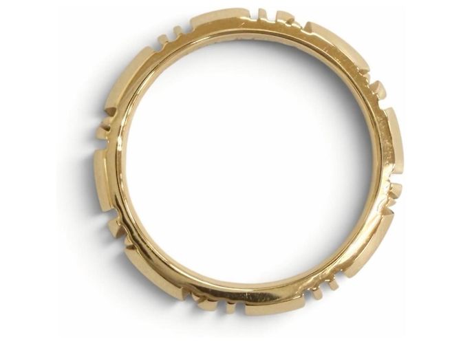 Autre Marque Anello Tiffany Atlas X chiuso in oro giallo - vista 5