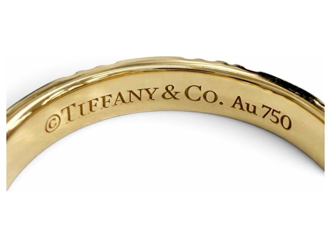 Autre Marque Anello Tiffany Atlas X chiuso in oro giallo - vista 6