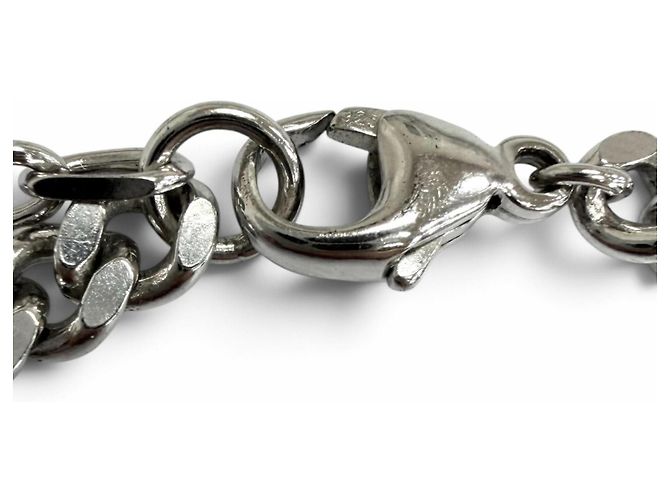 Christian Dior Bracciale con charm Dior Homme in argento 925 - vista 4
