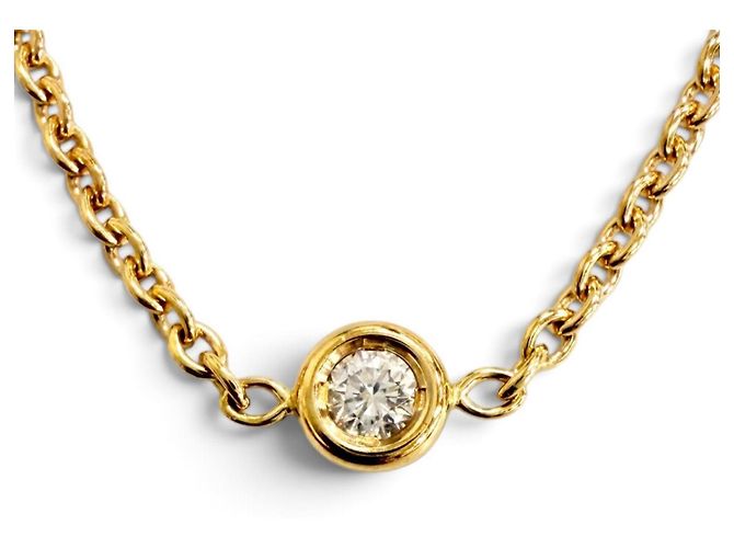 Bracciale con charm Christian Dior in oro giallo 18K e diamanti - vista 3