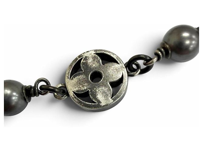 Pulseira com Pingente Gunmetal Louis Vuitton - vista 9