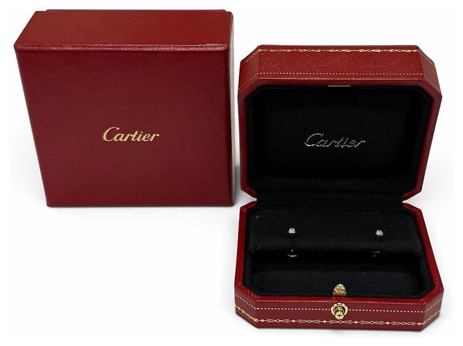 Orecchini Cartier AU750 Damour XS Diamond - vista 2
