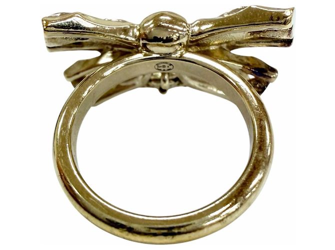 Anel Chanel B24B Coco Mark Ribbon Rhinestone - vista 5