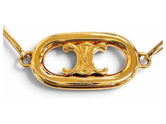 Céline Bracelet chaîne double avec breloque Maillon Triomphe Celine - vue 3