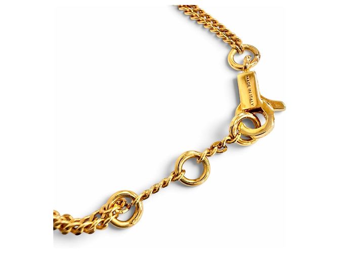 Céline Bracelet chaîne double avec breloque Maillon Triomphe Celine - vue 5