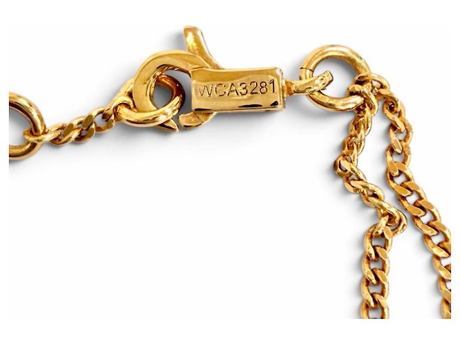 Céline Bracelet chaîne double avec breloque Maillon Triomphe Celine - vue 6