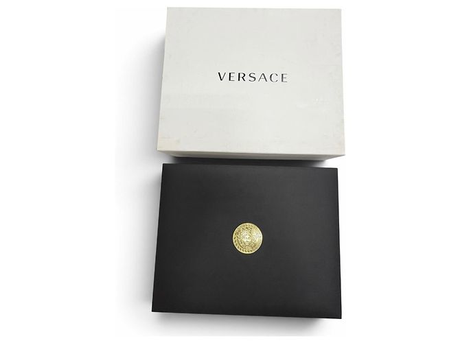 Versace Medusa Uhrenetui aus Leder und Holz - Ansicht 2