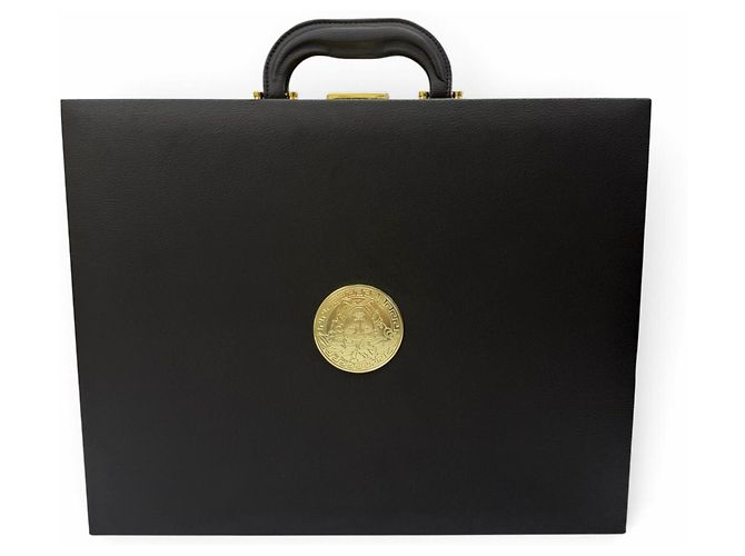 Versace Medusa Uhrenetui aus Leder und Holz - Ansicht 4
