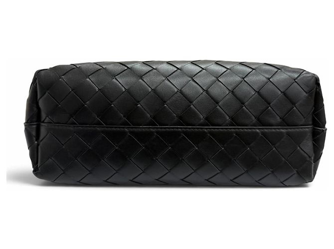 Borsa a tracolla Bottega Veneta in pelle nera - vista 6