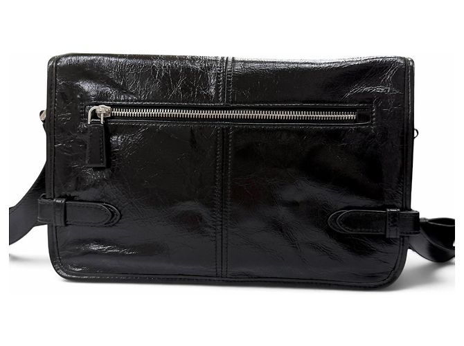 Prada 2VD073 Soft Looks Leather Triangle Logo Shoulder Bag - view 3