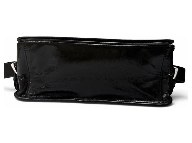 Prada 2VD073 Soft Looks Leather Triangle Logo Shoulder Bag - view 5