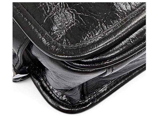 Prada 2VD073 Soft Looks Leather Triangle Logo Shoulder Bag - view 6