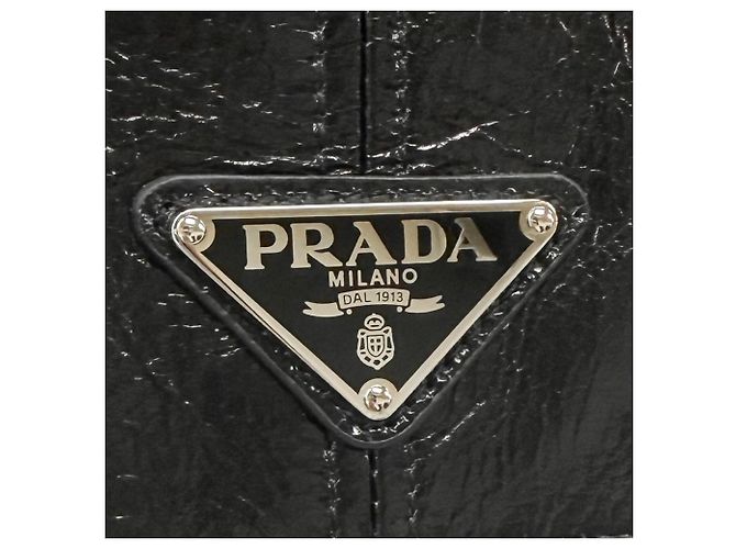 Prada 2VD073 Soft Looks Leather Triangle Logo Shoulder Bag - view 8