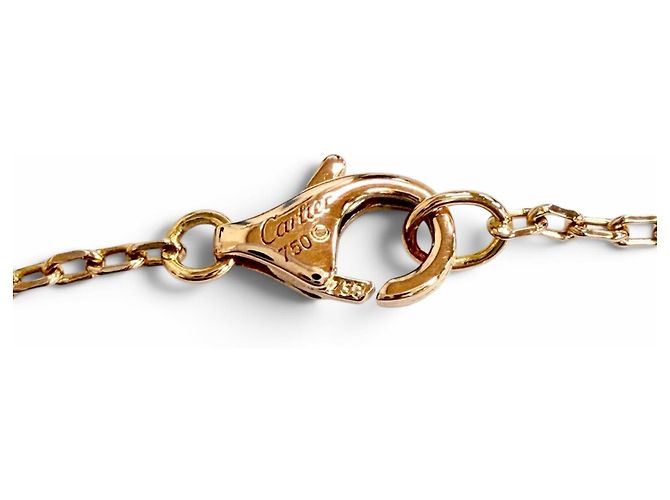 Collana Cartier in oro rosa 18K e diamanti - vista 7